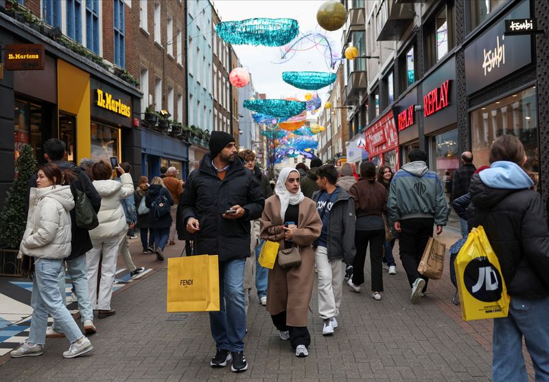 UK retailers report subdued Christmas spending: BRC