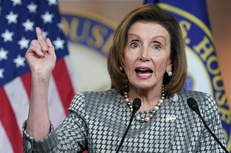 U.S. Congress to 'explore' Russian oil ban, enact $10 billion in aid for Ukraine this week -House Speaker Pelosi