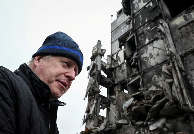 Boris Johnson meets U.S. Republicans, pushes Ukraine aid