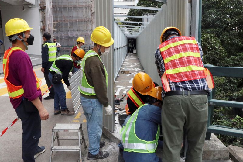 Hong Kong university covers up Tiananmen crackdown memorial slogan