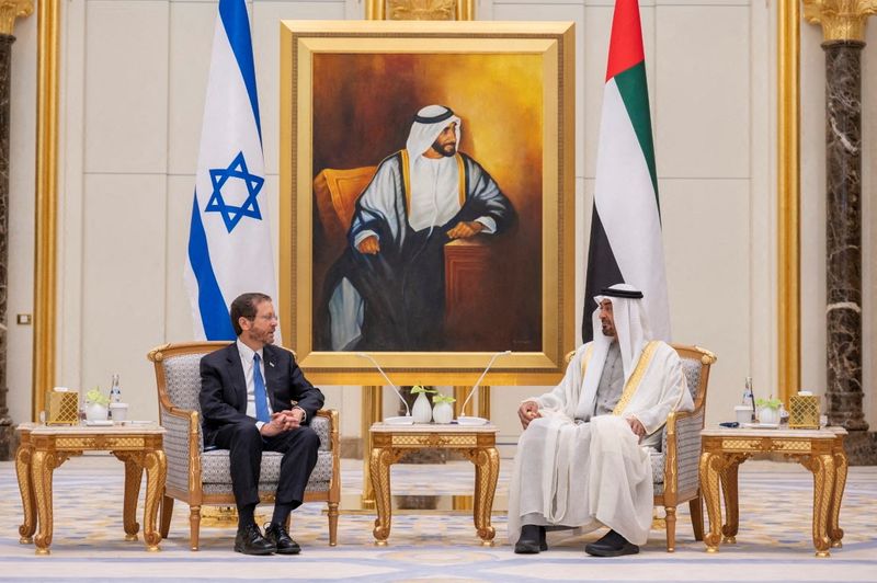 UAE Says It Intercepted Ballistic Missile Fired By Rebels Amid Israeli President’s First Visit