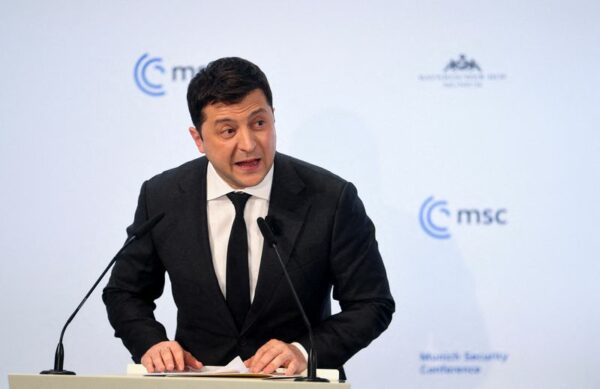 Ukraine president calls for immediate ceasefire