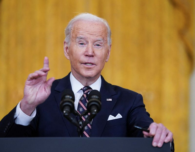 Biden vows 'severe sanctions' on Russia by U.S., allies for Ukraine attack