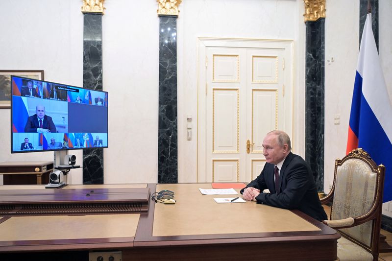 Analysis-Putin's end-game? Split Ukraine and install 'tame' leadership, analysts say