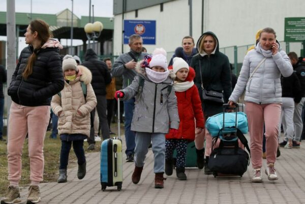 U.S. plays support role as Ukrainian refugees flee to Europe