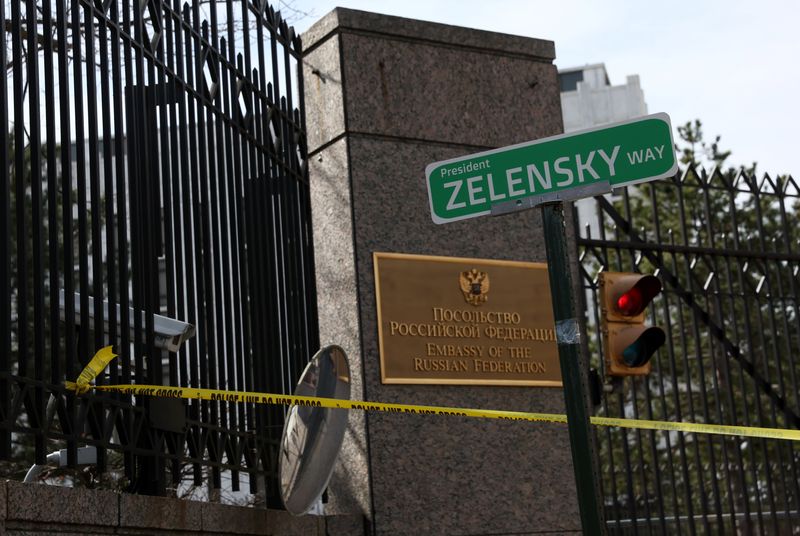 Russian ambassador to U.S. says mission's work 'blockaded' - RIA