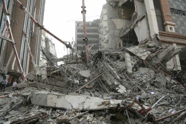 Iranian police fire shots, teargas to disperse protests over building collapse