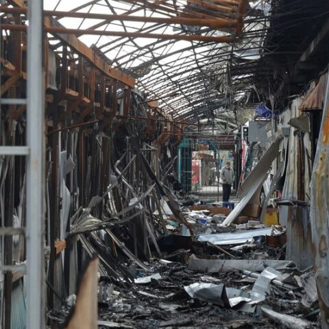 Kremlin eyes political prize in rubble of ukraine's sievierodonetsk - photo licensed by shore news network.