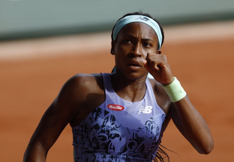 Tennis-Gauff appeals for end to gun violence, French Open final is no stress