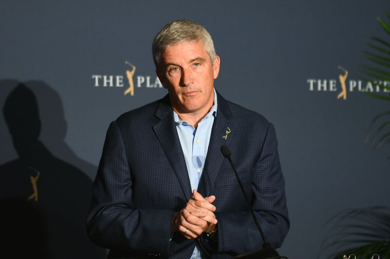 Golf-PGA Tour commissioner labels LIV an exhibition series of free-riders