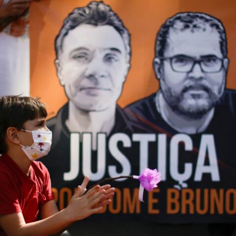 Brazilian police reconstruct murder of british journalist and indigenous expert - photo licensed by shore news network.