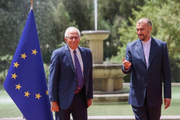 Eu's borrell in tehran for talks on reviving iran's 2015 nuclear pact