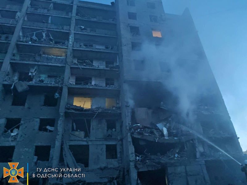 Russian missile strikes near Ukraine's Odesa kill 21