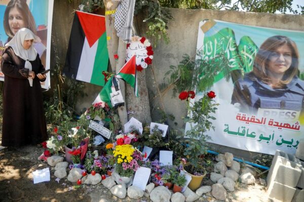 Palestinians hand bullet that killed journalist to u. S. For examination