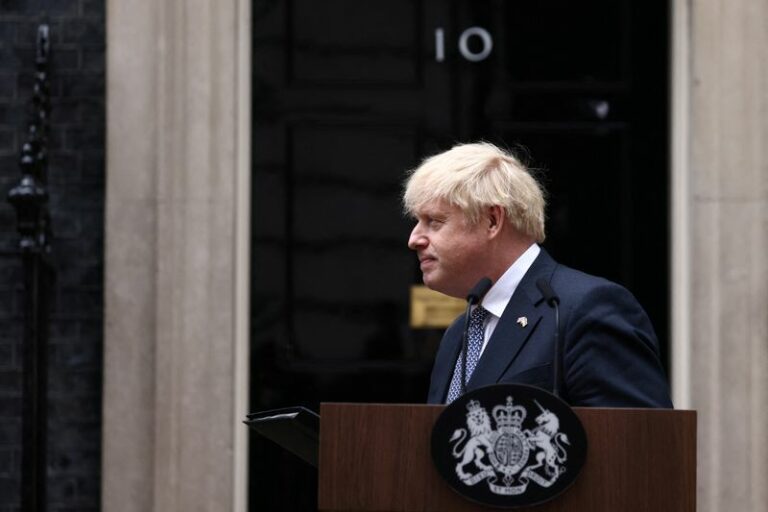 Bye bye boris: uk pm johnson bows out with regrets but no apologies - photo licensed by shore news network.