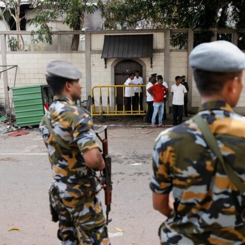 Sri lanka pm declares state of emergency, curfew - spokesman - photo licensed by shore news network.