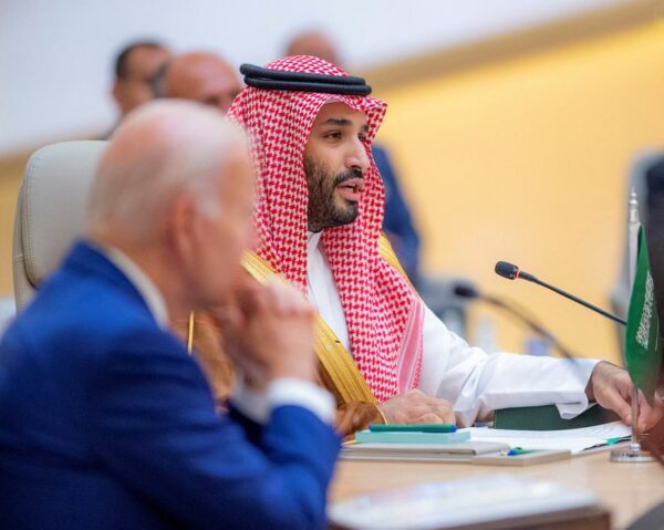 Biden ends trip with u. S. -saudi relations on the mend but few other wins