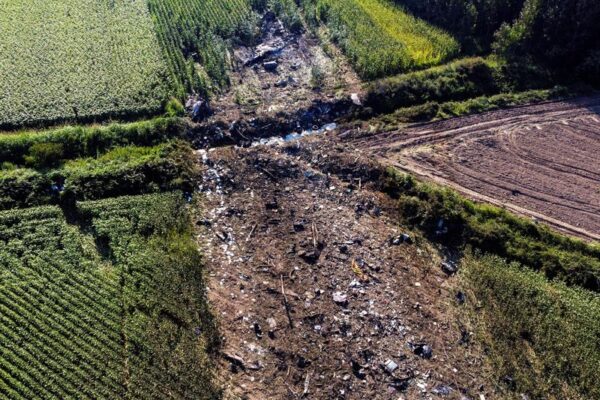Eight crew members killed in ukraine cargo plane crash in northern greece - photo licensed by shore news network.