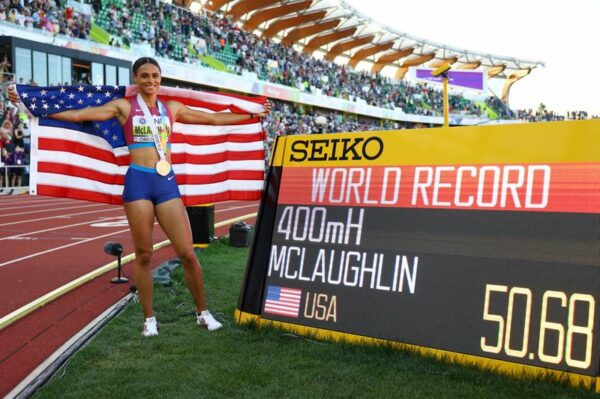 Athletics-mclaughlin smashes world record as miller-uibo, norman win 400m golds - photo licensed by shore news network.