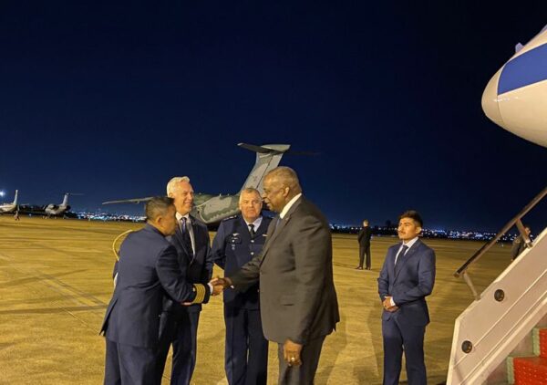 In brazil, biden's defense chief says militaries must be under civilian control