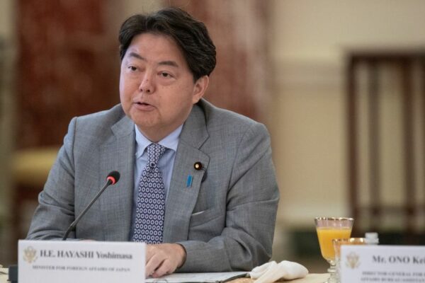 Japan's hayashi says 'logic of brute force' gaining traction in indo-pacific