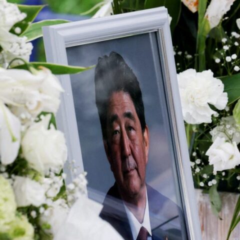 Slim majority of japanese oppose state funeral for ex-pm shinzo abe - poll - photo licensed by shore news network.