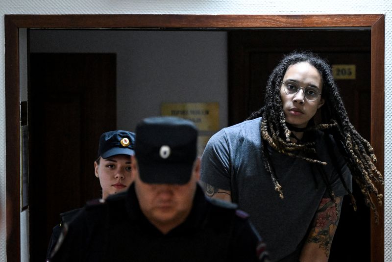 Griner's defence team says to appeal 9 year sentence