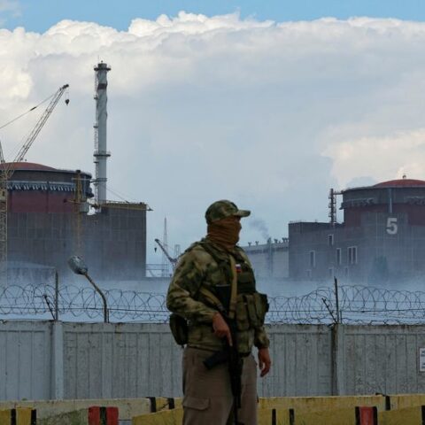 Moscow, kyiv exchange accusations after ukrainian nuclear plant shelled - photo licensed by shore news network.