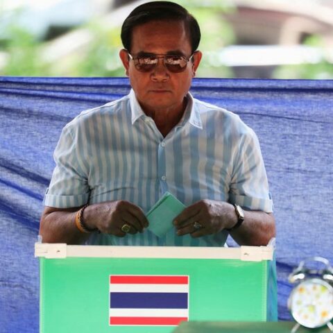 Thai poll shows majority want pm to leave office this month - photo licensed by shore news network.