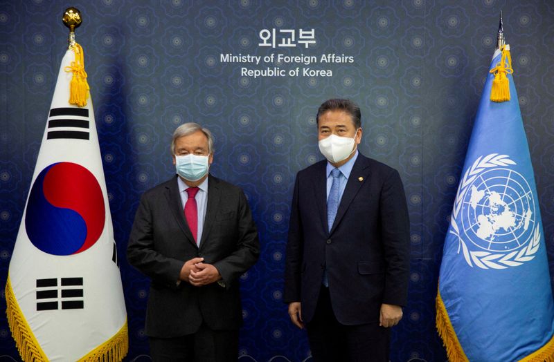 UN chief pledges support for denuclearization of North Korea
