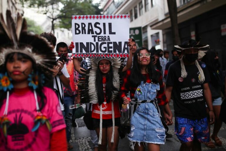 Attacks on brazil's indigenous people rose sharply in 2021, report says - photo licensed by shore news network.