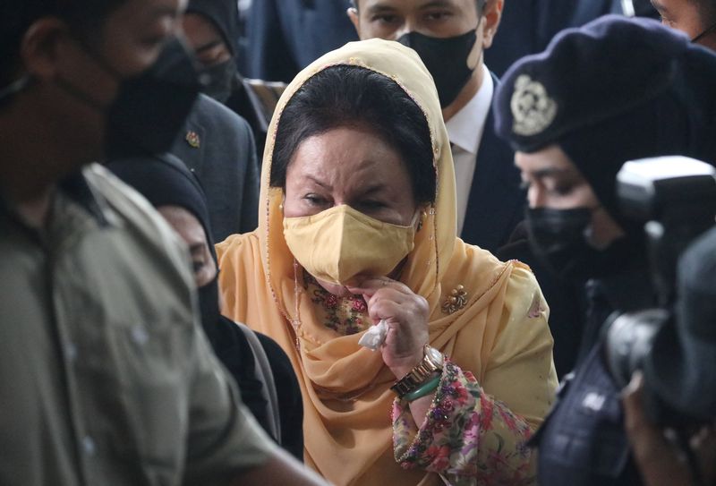 Malaysia's former first lady Rosmah sentenced to 10 years in jail for graft