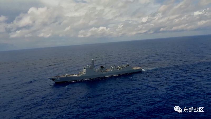 China has been simulating attacks on U.S. Navy ships, Taiwan says