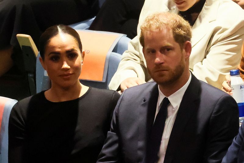 Britain's Prince Harry, wife Meghan head to Scotland to be with queen