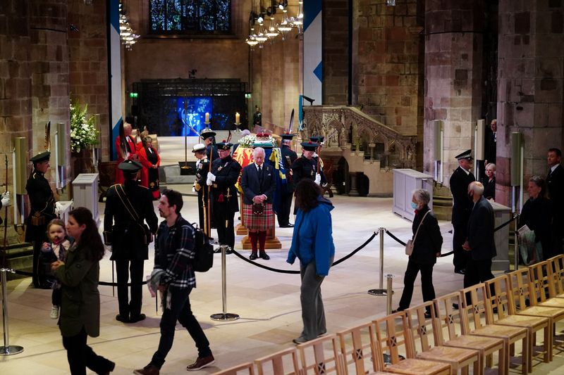 King Charles and siblings hold silent vigil to late mother, Queen Elizabeth