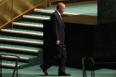 Turkey's Erdogan says received "positive" feedback from U.S. senators on F-16s