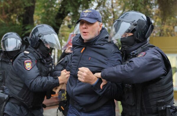 ‘Send Putin To The Trenches’: Russia Arrests Over 1,200 At Anti-War Protests