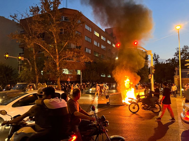 Iran protests Western stance on mass protests over woman's death