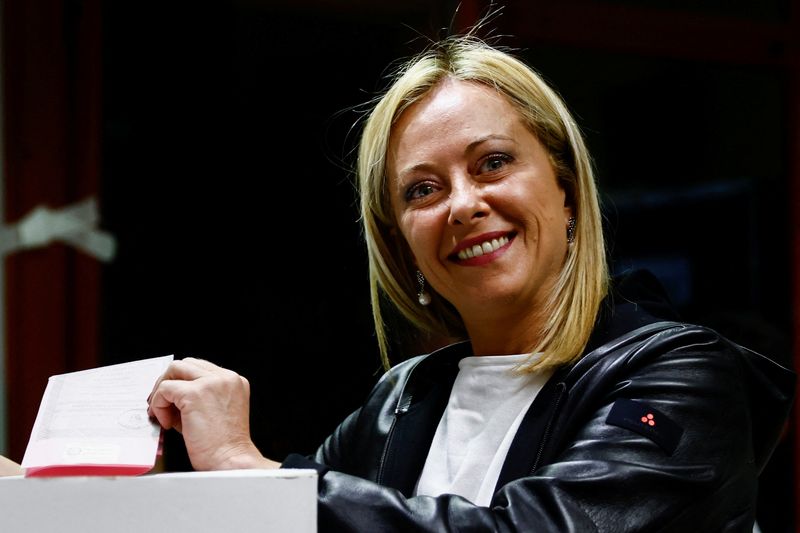 Italy's right-wing, led by Meloni, set to win election