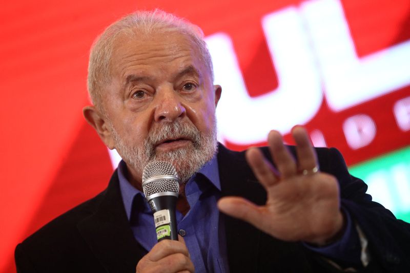Lula widens lead over Bolsonaro less than a week ahead of Brazilian vote -poll