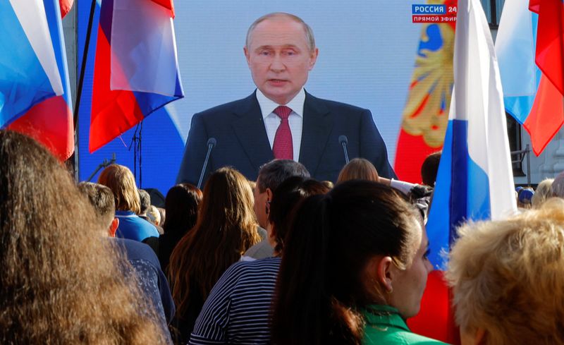 U.S. issues new Russia sanctions for annexations in Ukraine; targets firms, lawmakers