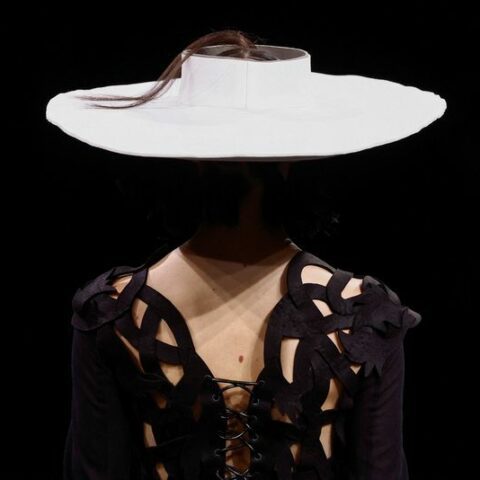 Veteran designer yamamoto dazzles with his unconventional style at paris fashion week - photo licensed by shore news network.