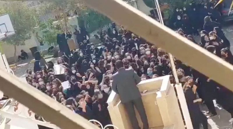 Iranian police deploy at universities as unrest over Mahsa Amini's death churns on