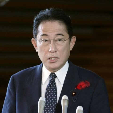 Japan kishida's support hits low on his party's ties to controversial church - photo licensed by shore news network.