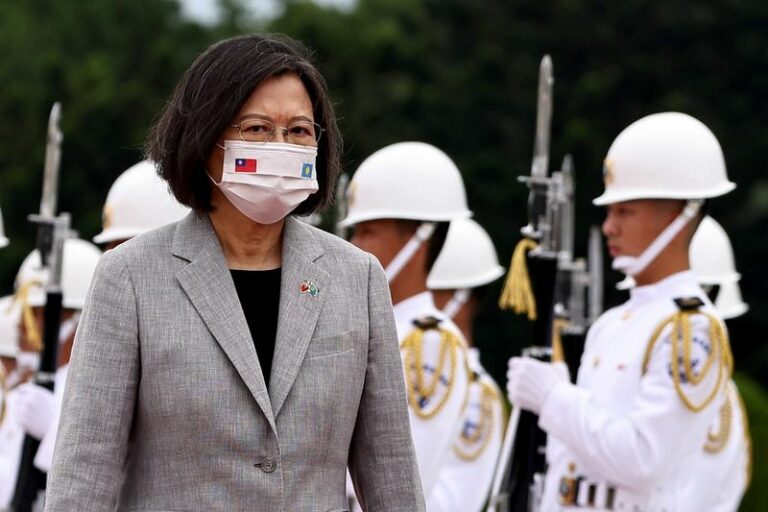 Taiwan president to pledge to bolster combat power as china tensions rise - photo licensed by shore news network.