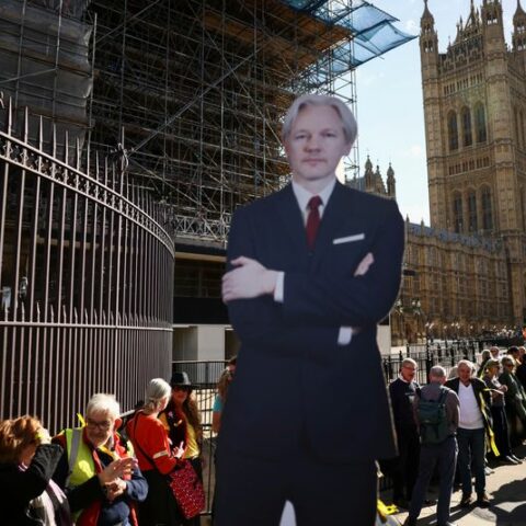 'political fix' needed for wikileaks' assange - lawyer - photo licensed by shore news network.