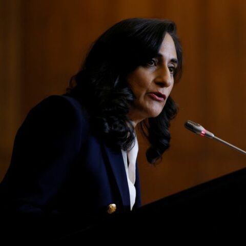 'that's democracy': protester disrupts canadian defence minister's event - photo licensed by shore news network.