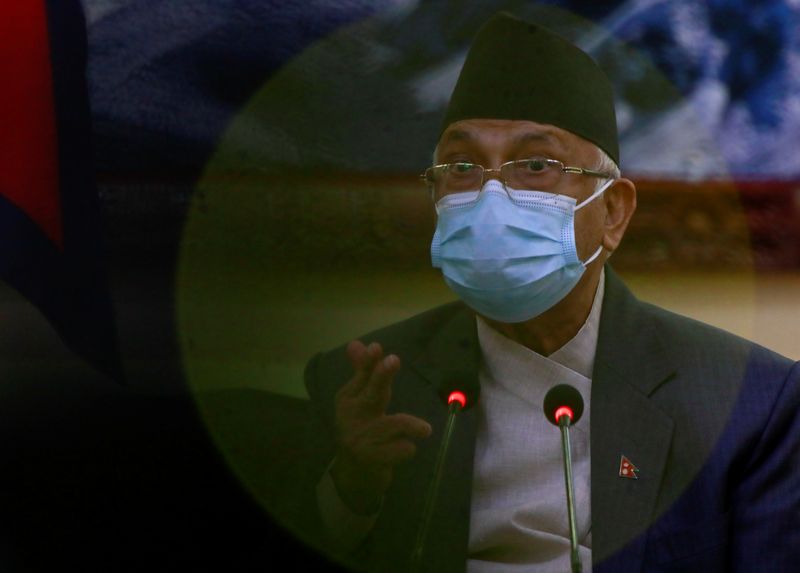 Nepal’s Oli vows balanced ties with China, India if returned to power