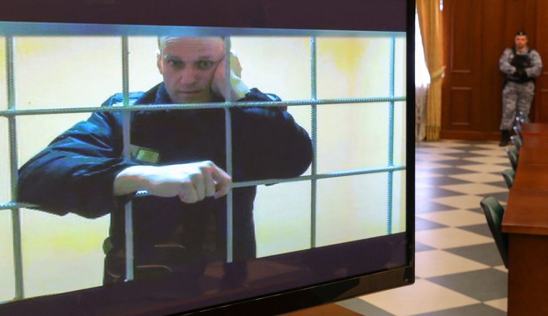 Russia's Navalny says he has been put in solitary punishment cell