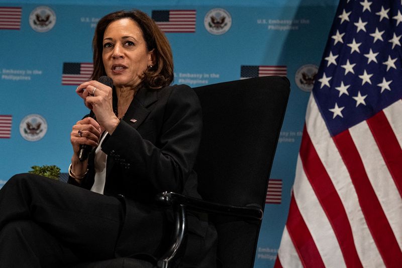 Harris says U.S. stands with Philippines against coercion in South China Sea